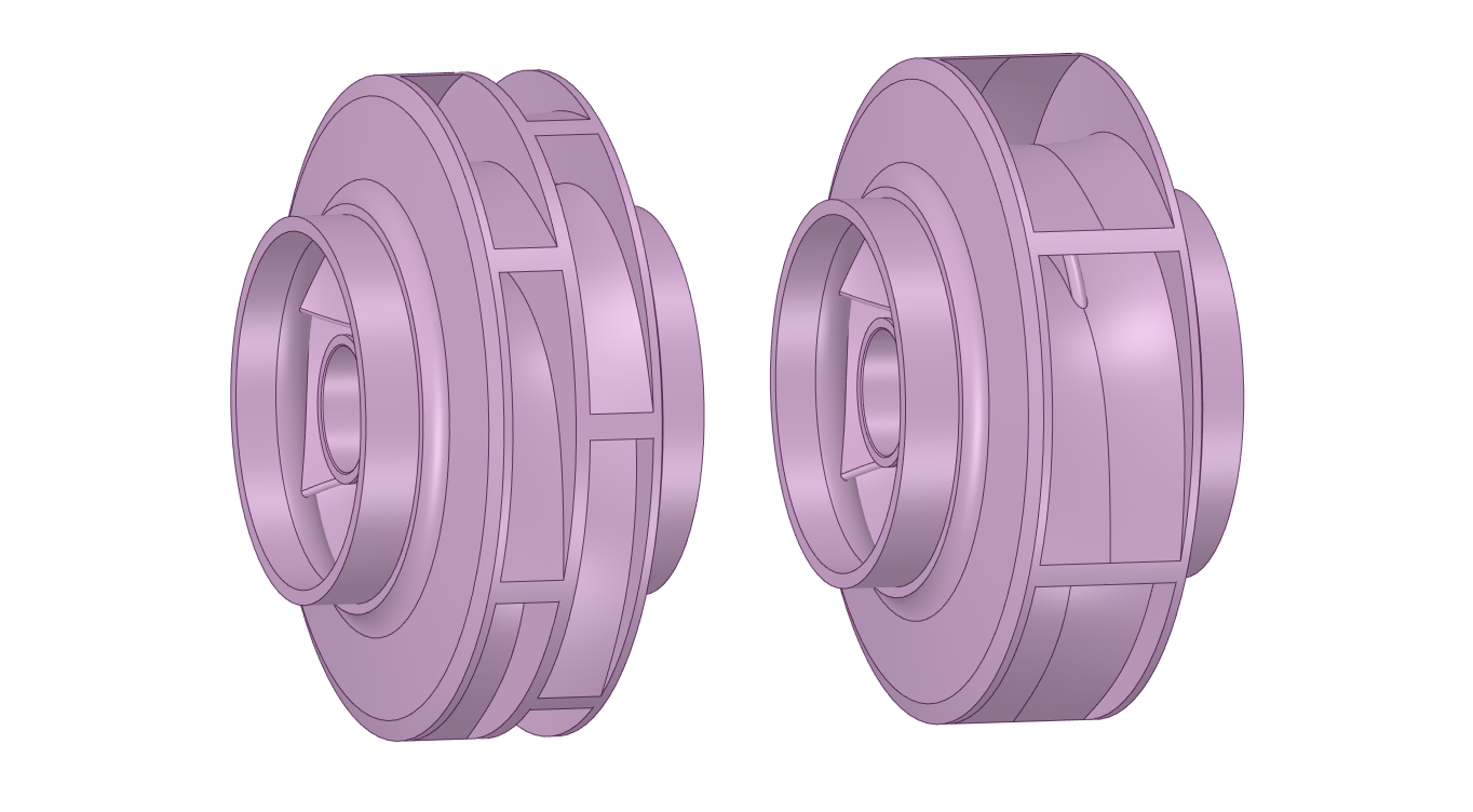 双吸叶轮建模视频教程